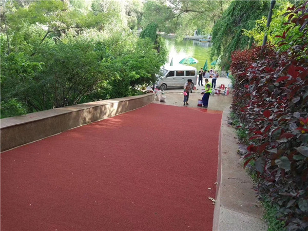 塔城彩色路面施工